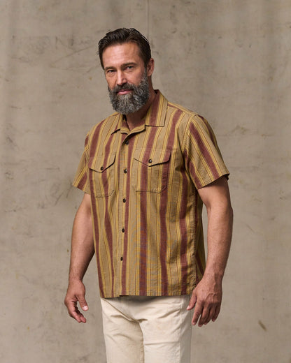 Filson Classic / Chambray Camp Shirt - Brick / Tan