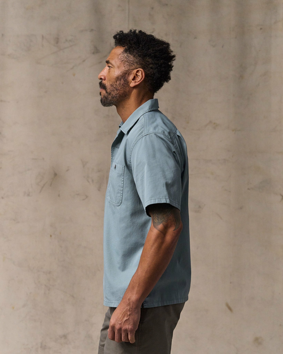 Filson Trusted / Short Sleeve 4.5-oz. Twill Shirt - Lead
