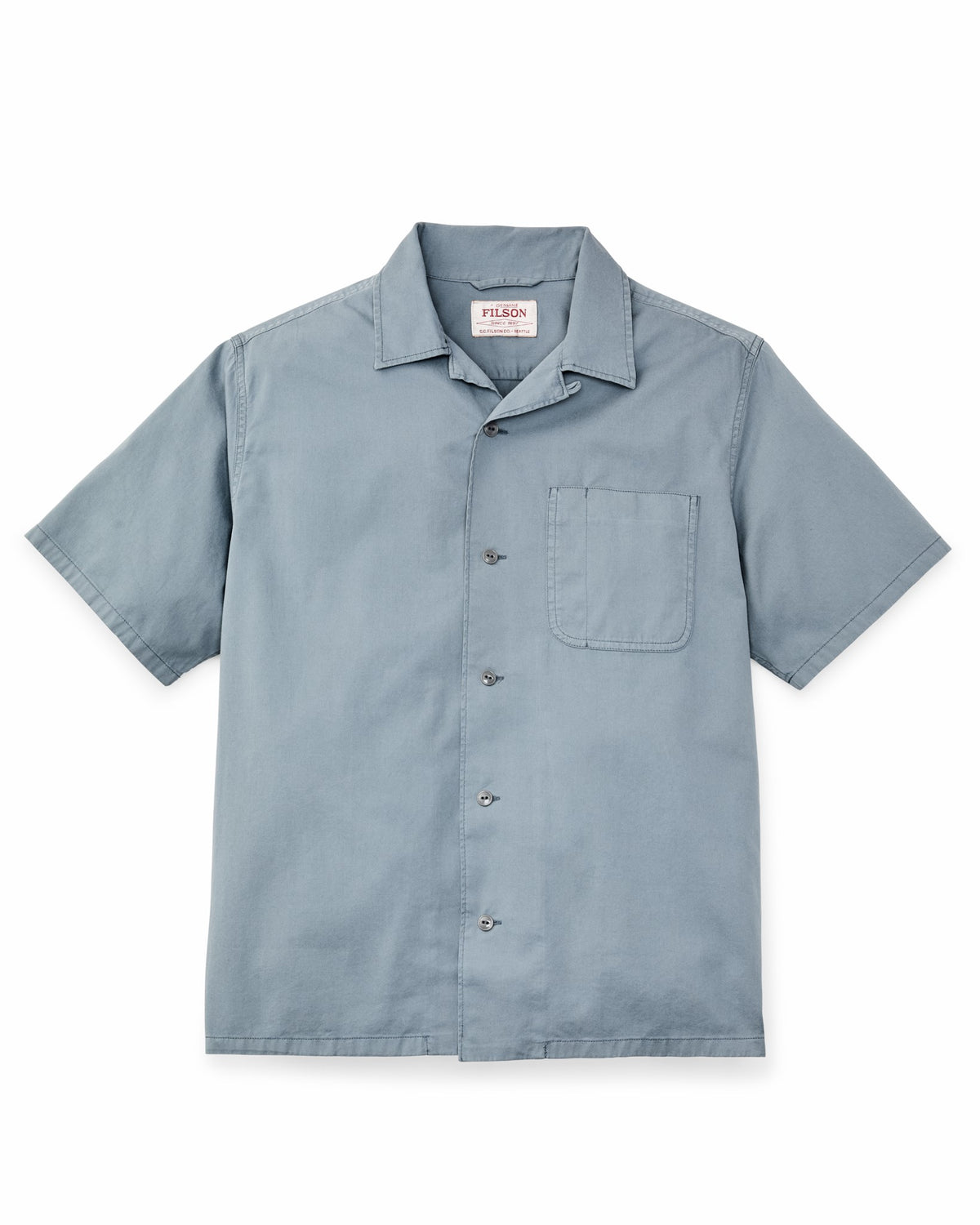 Filson Trusted / Short Sleeve 4.5-oz. Twill Shirt - Lead