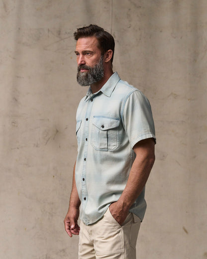 Filson Featured / Short Sleeve Lightweight Alaskan Guide Shirt - Indigo Plaid