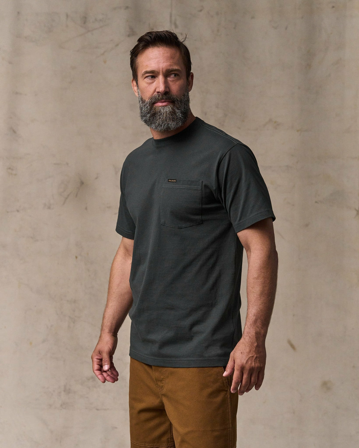 Filson Quality / Outfitter Pocket T-shirt - Faded Black