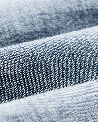 Filson Best Price / Short-sleeve Embroidered Chambray Shirt - Rinsed Indigo
