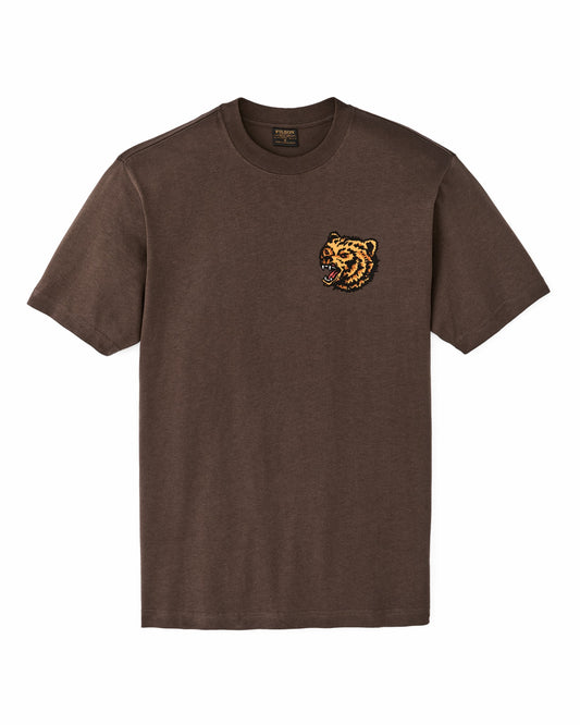 Filson New / Any Weather Graphic T-shirt - Dark Brown / Any Weather