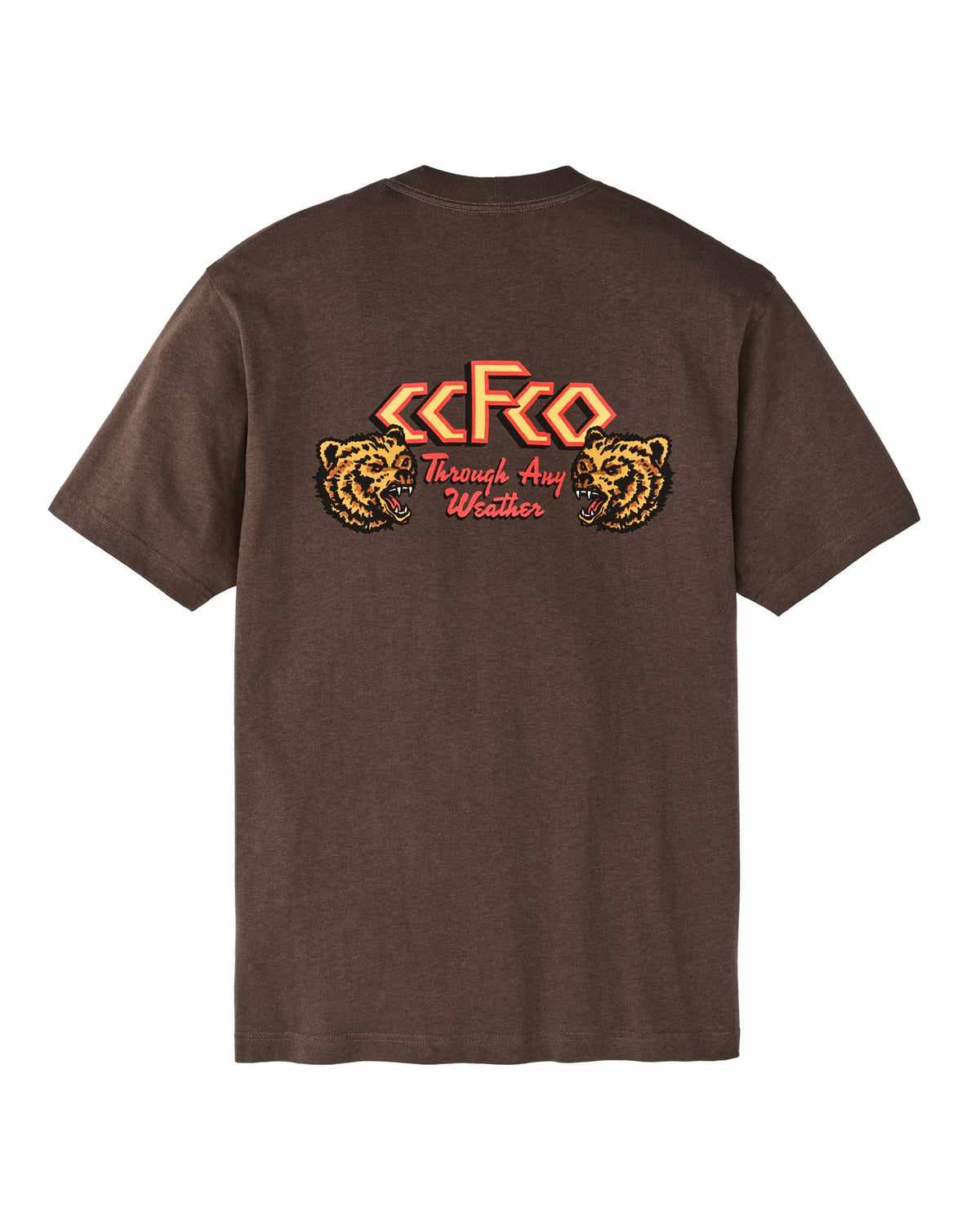 Filson New / Any Weather Graphic T-shirt - Dark Brown / Any Weather