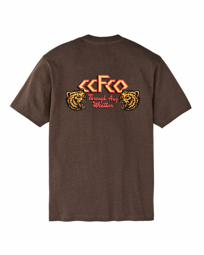 Filson New / Any Weather Graphic T-shirt - Dark Brown / Any Weather
