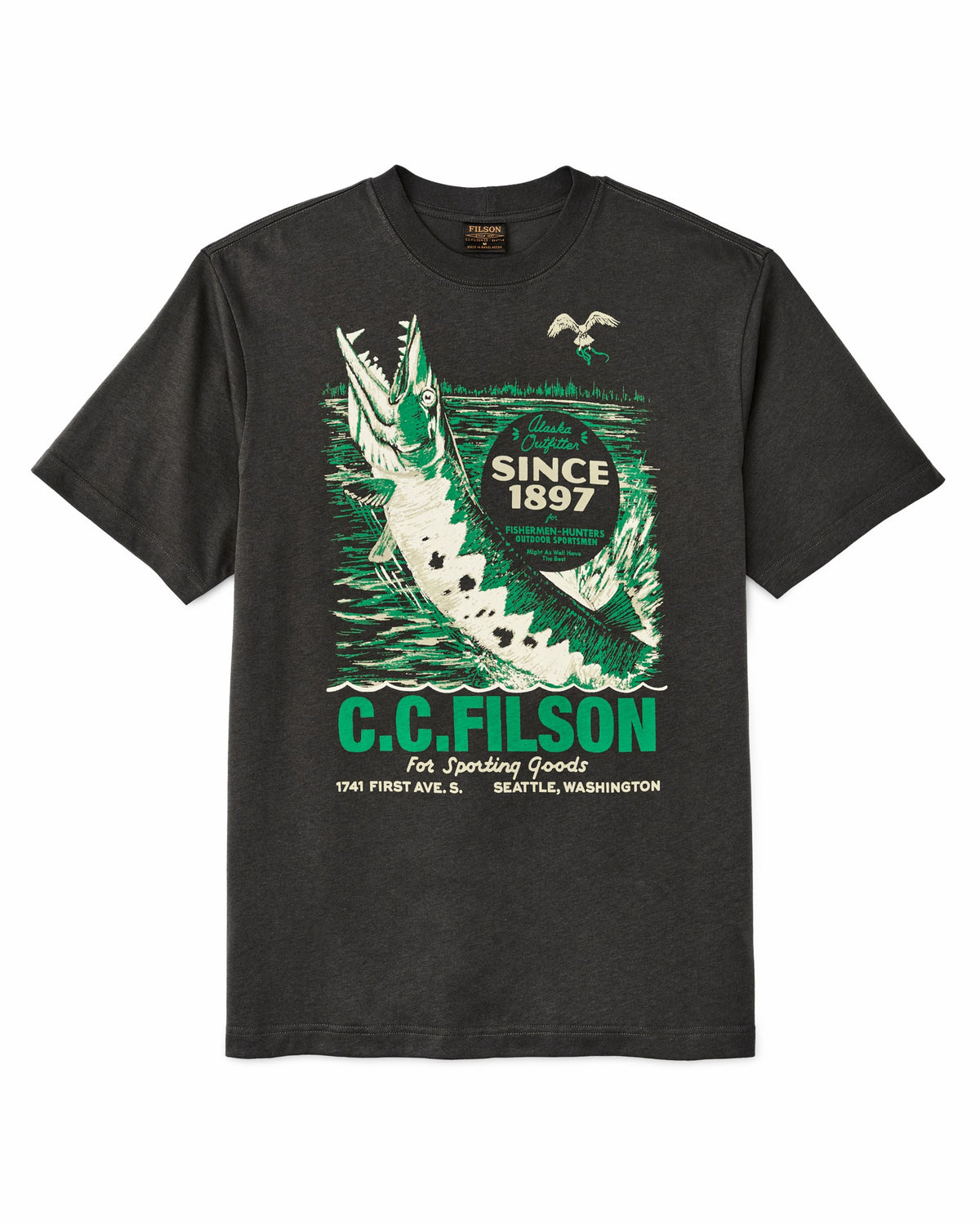 Filson Exclusive / Short Sleeve Sporting Goods Graphic T-shirt - Peat / Sporting Goods