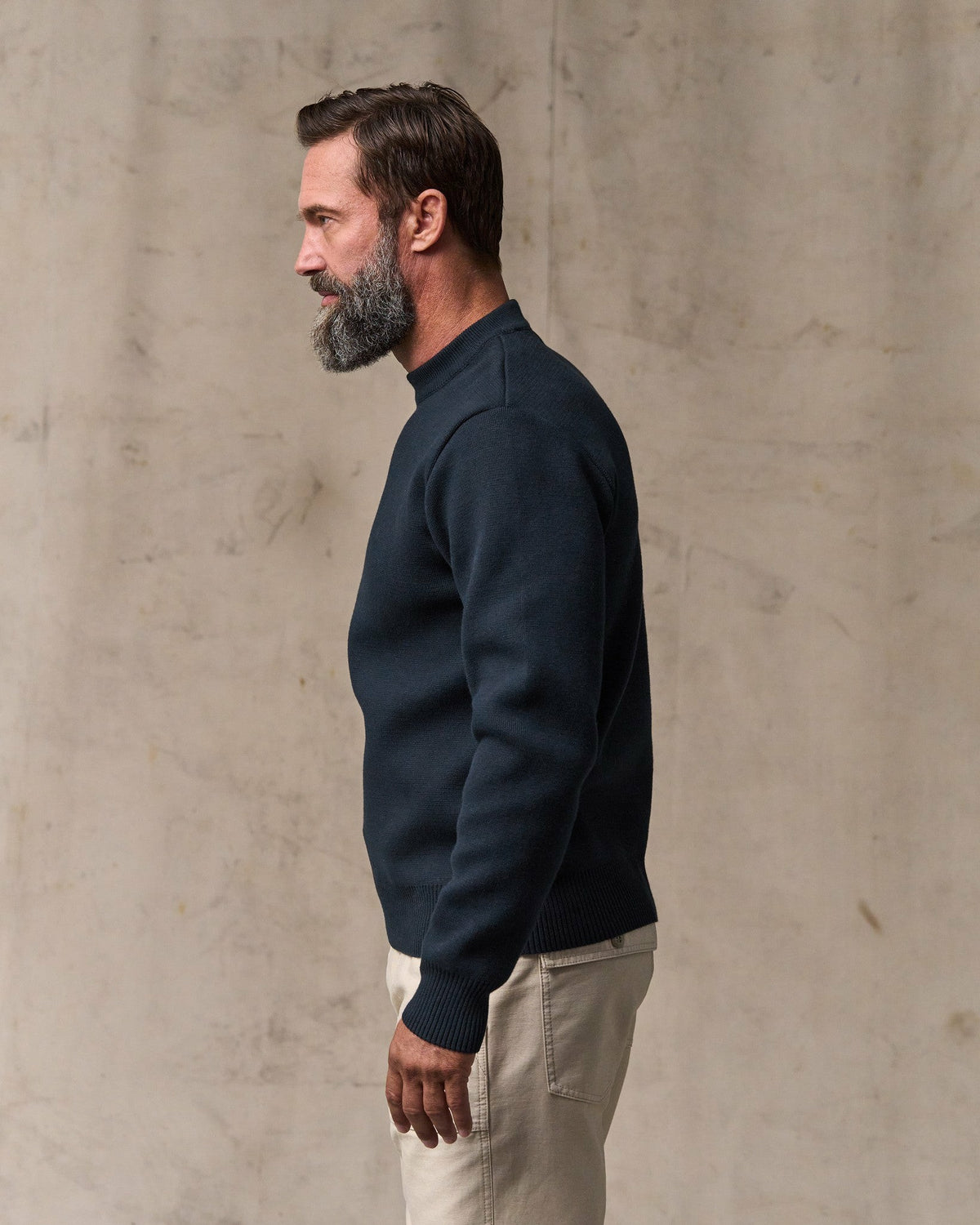 Filson New / Cotton Crewneck Guide Sweater - Dark Navy
