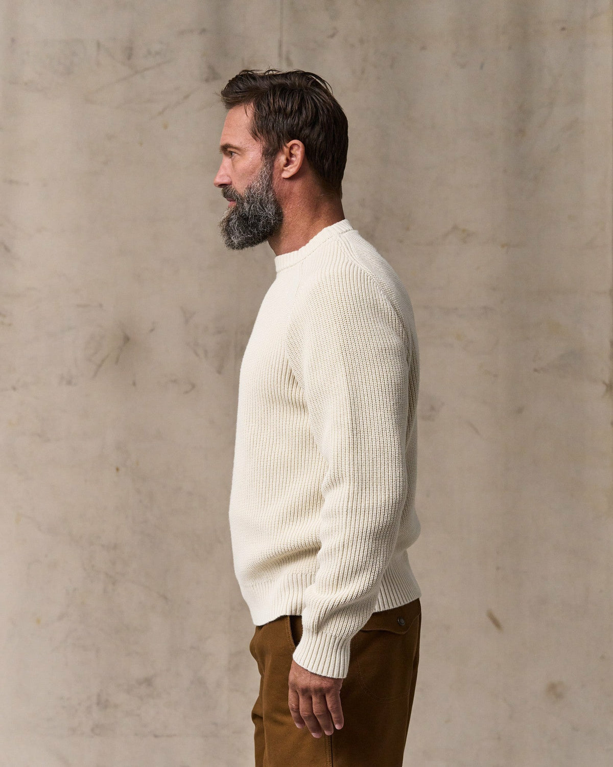 Filson Discount / Vintage Cotton Crewneck Sweater - Natural