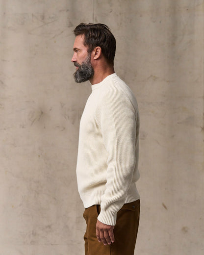 Filson Discount / Vintage Cotton Crewneck Sweater - Natural