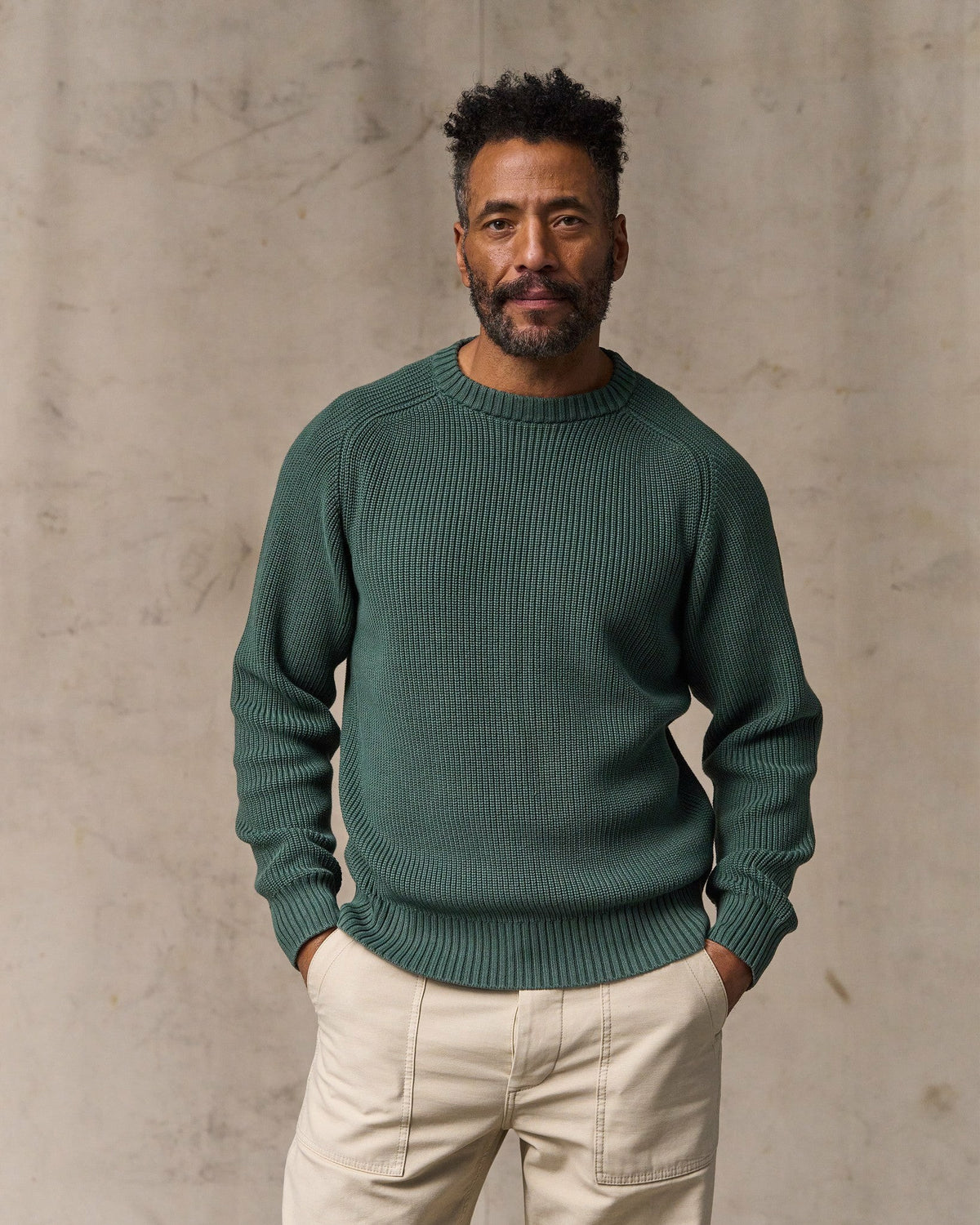 Filson Discount / Vintage Cotton Crewneck Sweater - Juniper