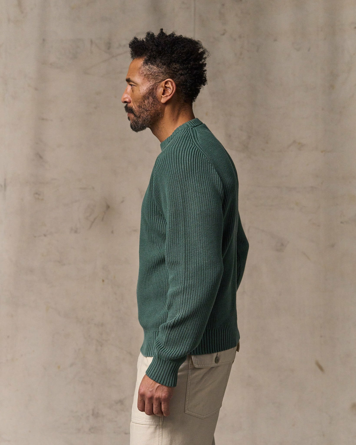 Filson Discount / Vintage Cotton Crewneck Sweater - Juniper