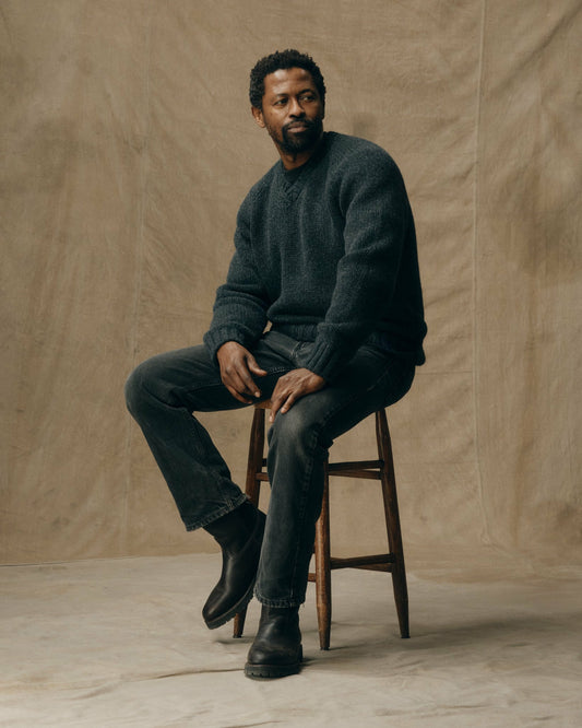 Filson Value / 3-gauge Alpaca Blend Sweater - Black Heather