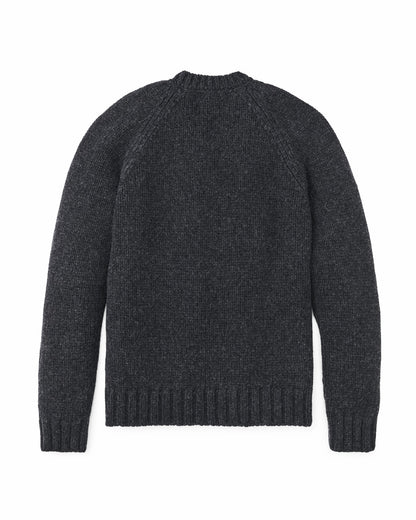 Filson Value / 3-gauge Alpaca Blend Sweater - Black Heather