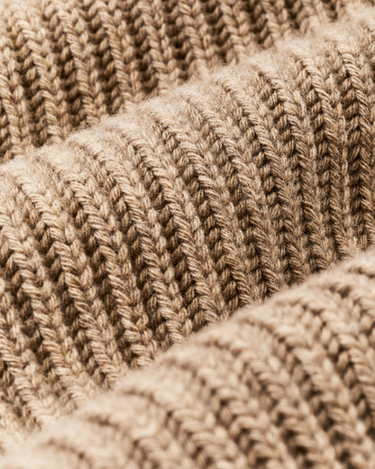 Filson Special Offer / Bristol Shawl Neck Sweater - Oatmeal Heather / Flame Stripe
