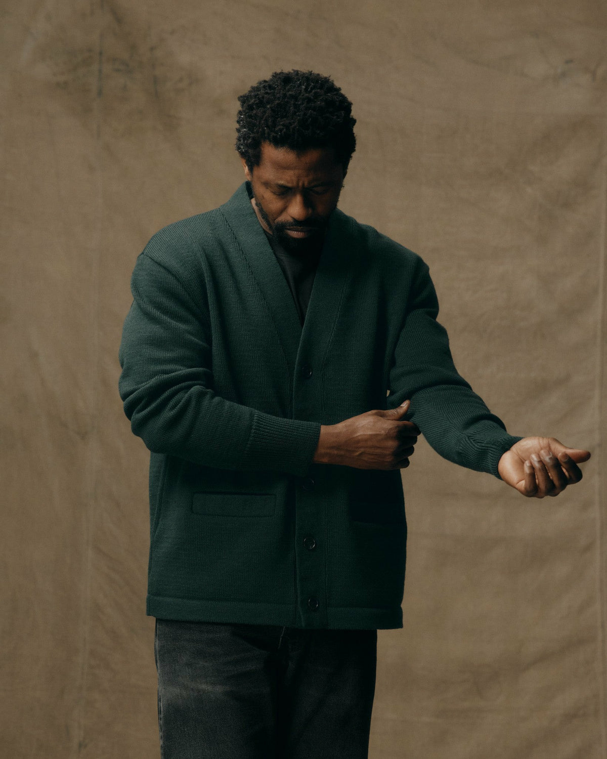 Filson Hot Sale / Guide Cardigan Sweater - Fir