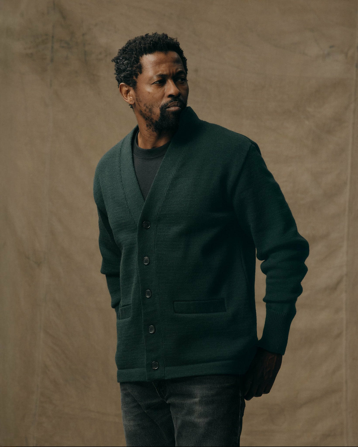 Filson Hot Sale / Guide Cardigan Sweater - Fir