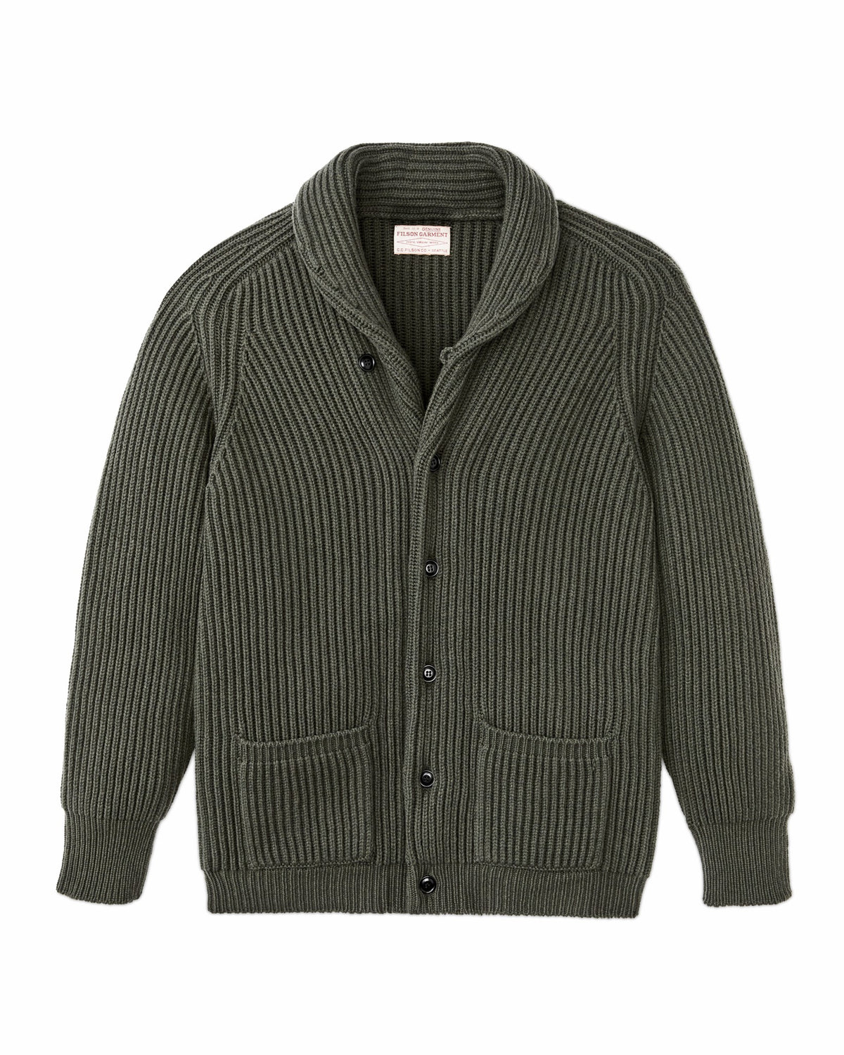 Filson Customer Favorite / Bristol Cardigan Sweater - Forest Green Heather