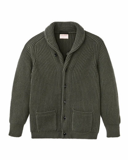 Filson Customer Favorite / Bristol Cardigan Sweater - Forest Green Heather