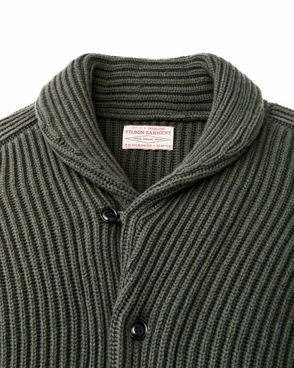 Filson Customer Favorite / Bristol Cardigan Sweater - Forest Green Heather