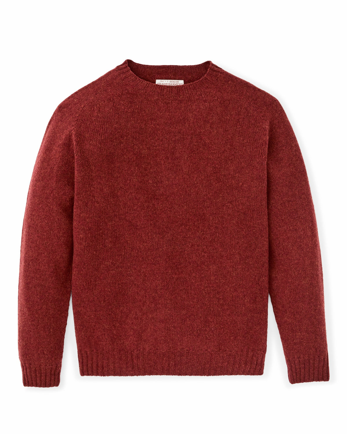 Filson Trending / Shetland 5-gauge Wool Sweater - Russet