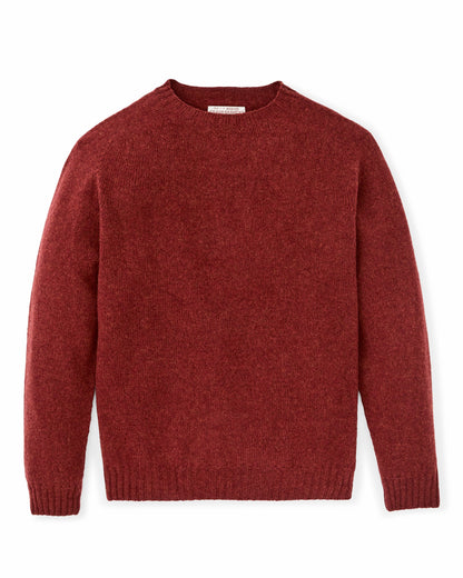 Filson Trending / Shetland 5-gauge Wool Sweater - Russet