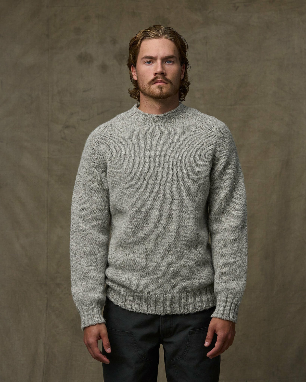 Filson Deals / Heritage 3-gauge Wool Sweater - Oat Heather