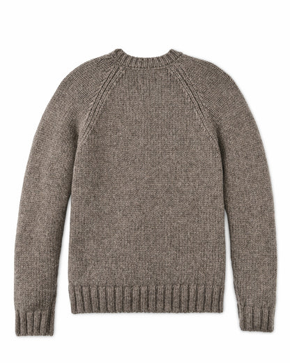 Filson Everyday / 3-gauge Alpaca Blend Sweater - Bark Heather