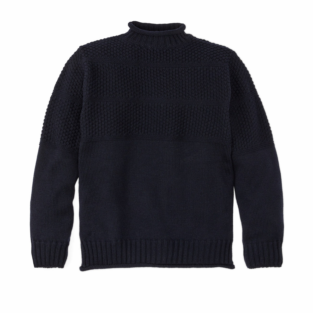 Filson Trusted / Wool Roll Neck Fisherman's Sweater