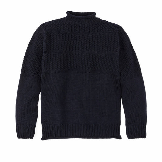 Filson Trusted / Wool Roll Neck Fisherman's Sweater