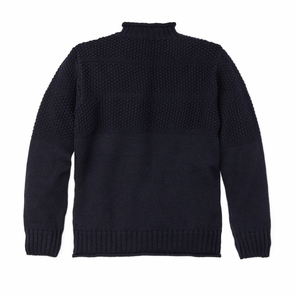 Filson Trusted / Wool Roll Neck Fisherman's Sweater