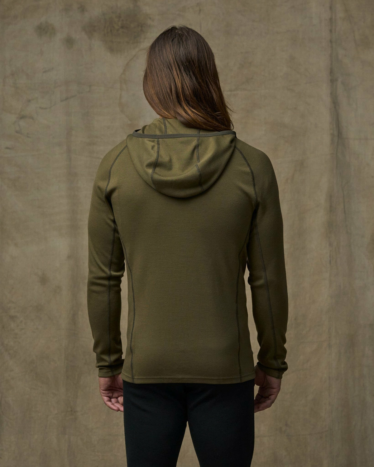 Filson Deals / 400g Merino Wool Hoodie - Dark Olive