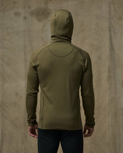 Filson Deals / 400g Merino Wool Hoodie - Dark Olive