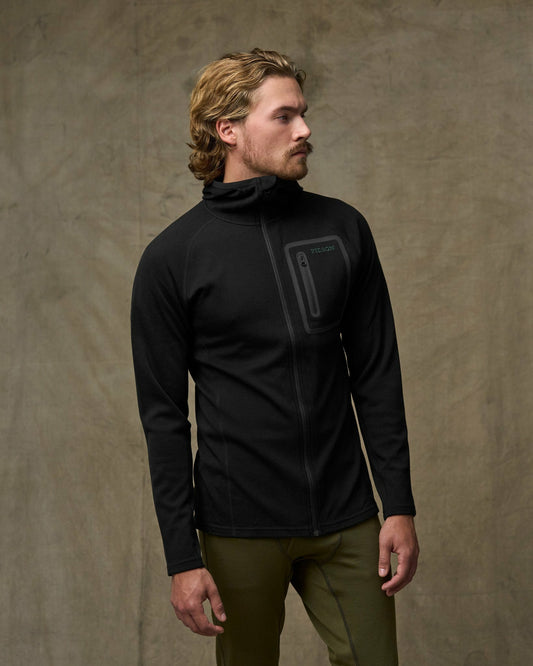 Filson Trending / 400g Merino Wool Hoodie - Black