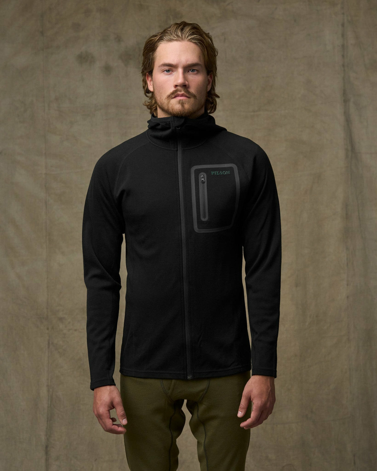 Filson Trending / 400g Merino Wool Hoodie - Black
