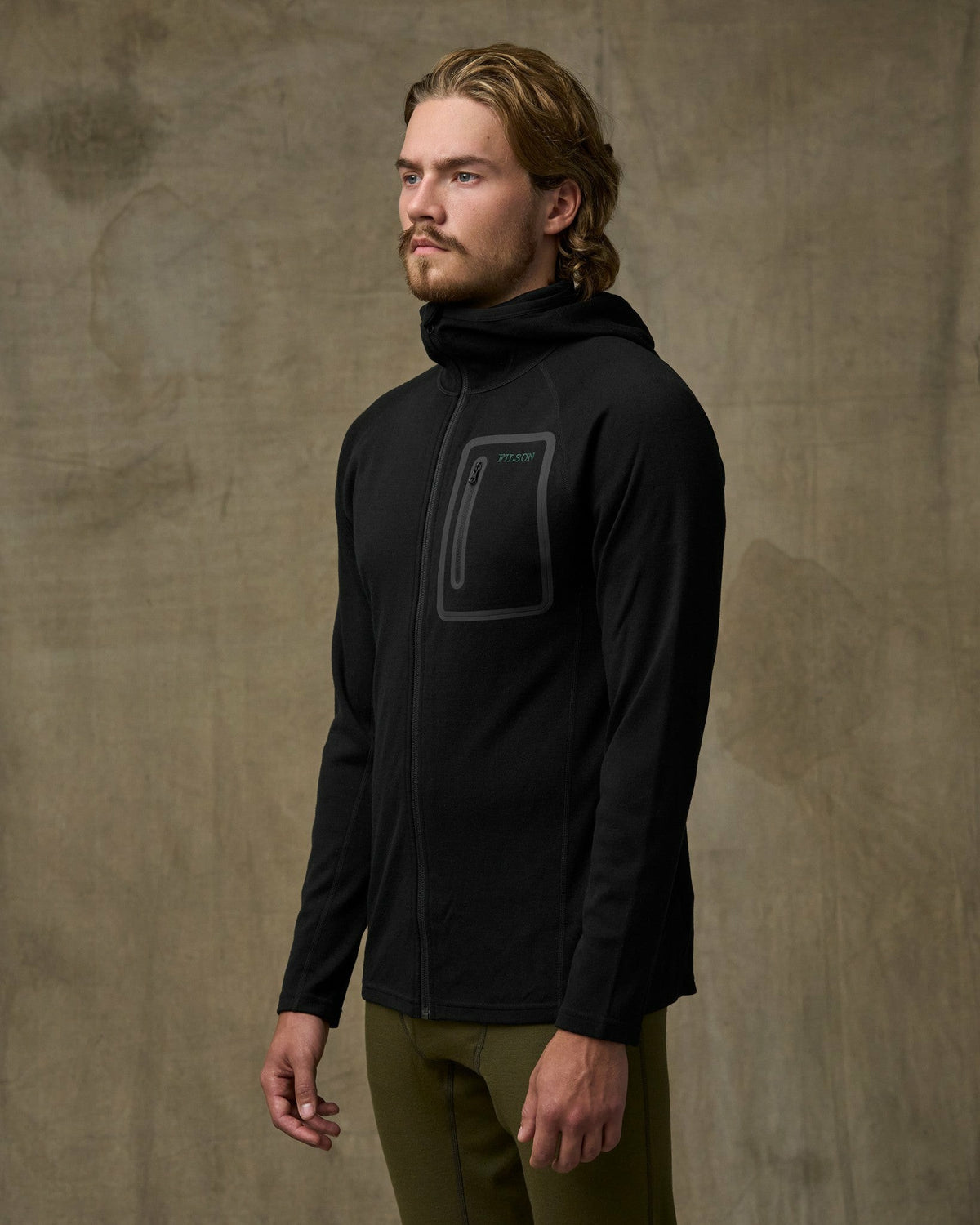 Filson Trending / 400g Merino Wool Hoodie - Black