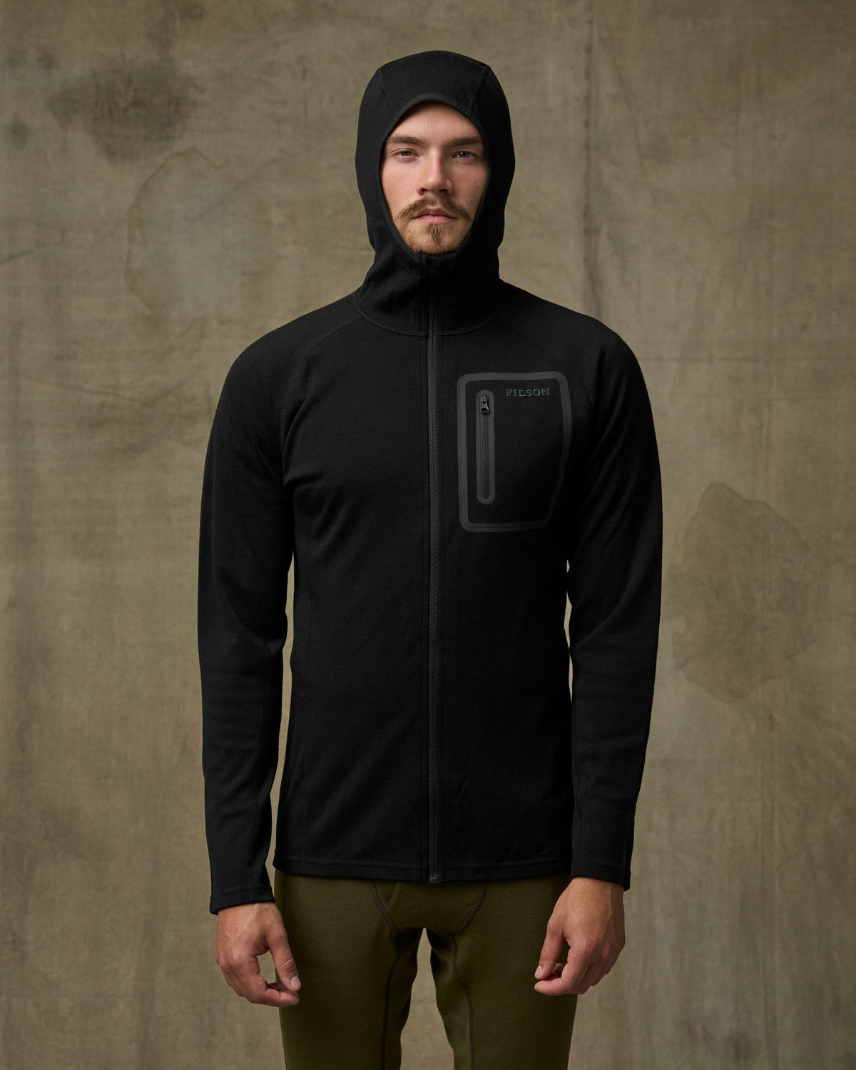 Filson Trending / 400g Merino Wool Hoodie - Black