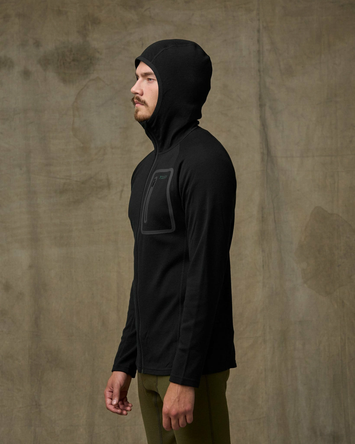 Filson Trending / 400g Merino Wool Hoodie - Black