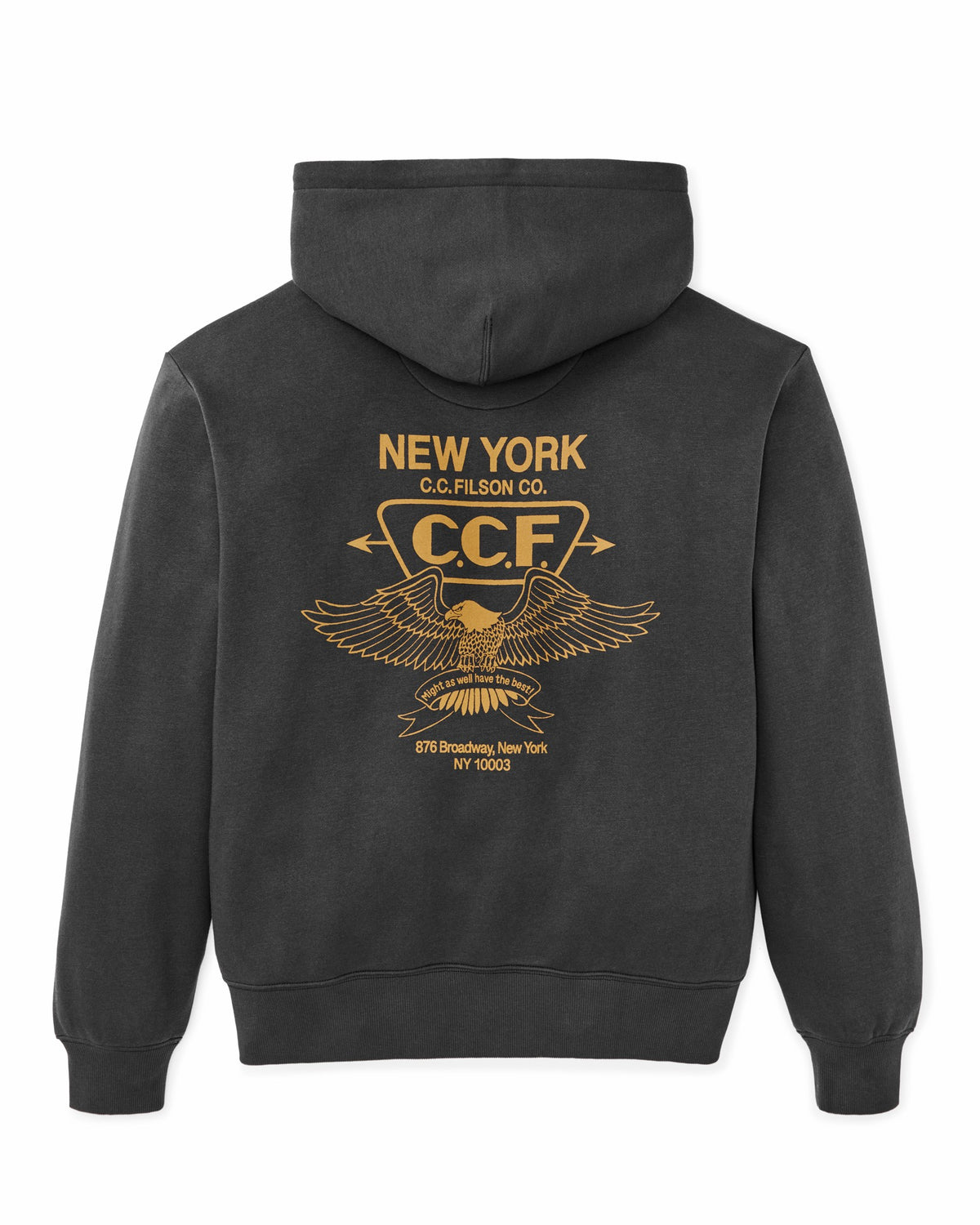 Filson Quality / NYC Graphic Hoodie - Faded Black