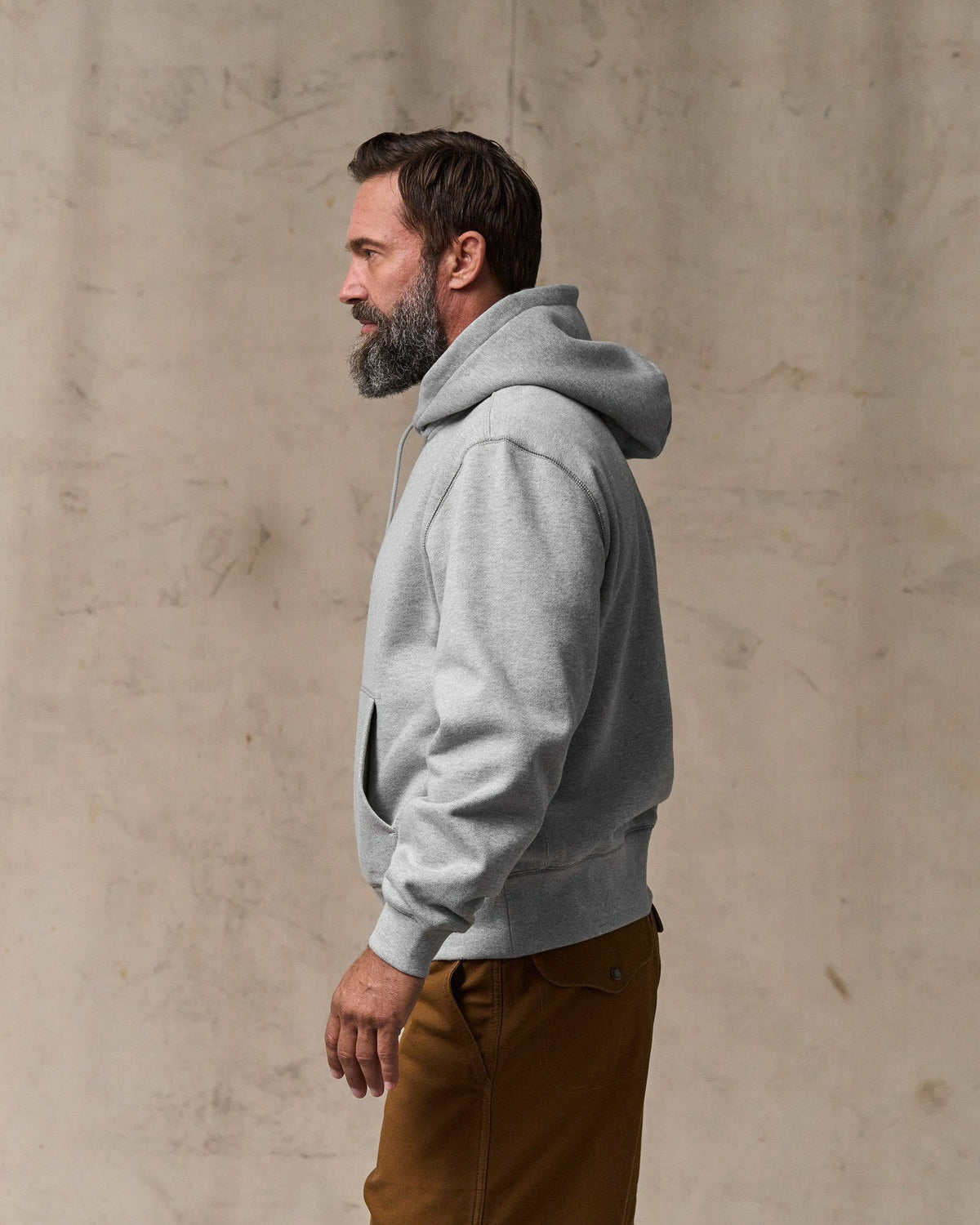 Filson Essential / 14-oz. Heritage Fleece Hoodie - Gray Heather