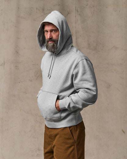Filson Essential / 14-oz. Heritage Fleece Hoodie - Gray Heather