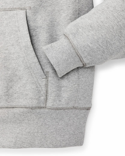 Filson Essential / 14-oz. Heritage Fleece Hoodie - Gray Heather