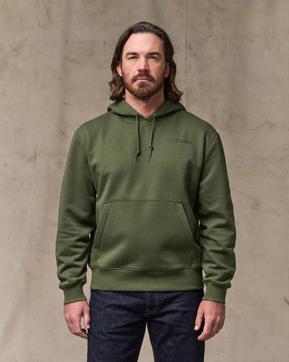 Filson Quality / Scenic Graphic Hoodie - Surplus Green