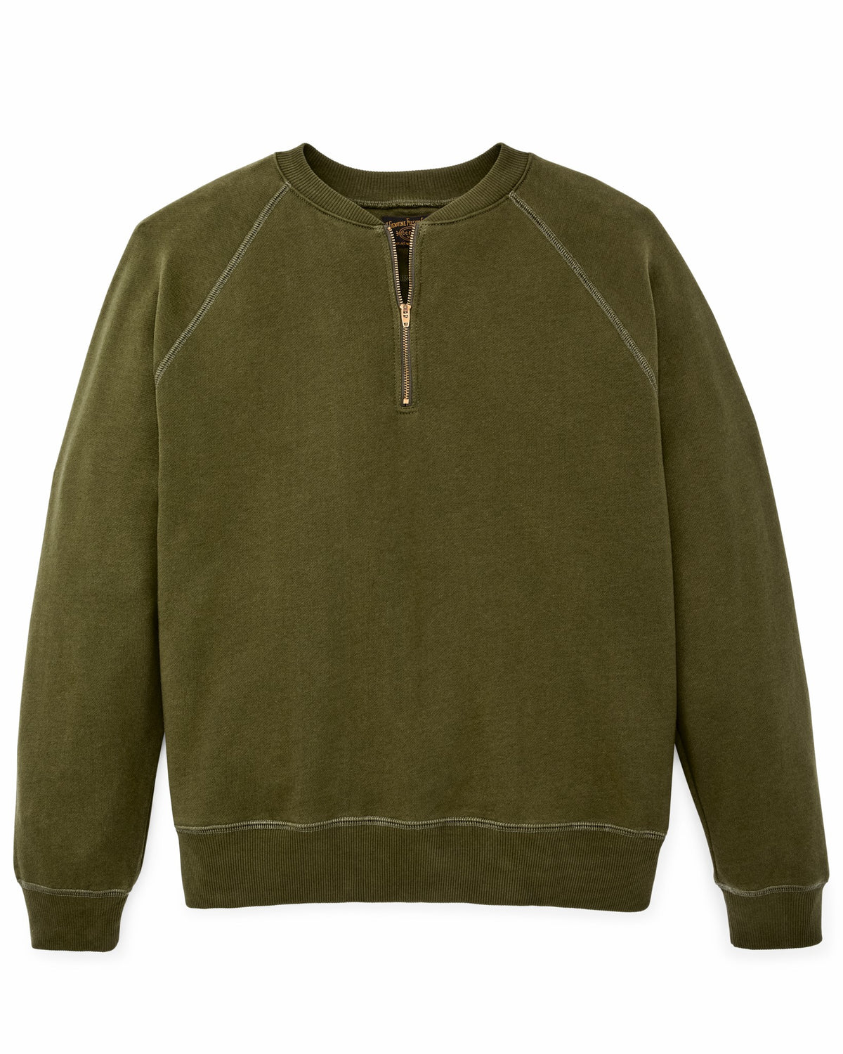 Filson New / Quarter-zip Terry Sweatshirt - Dark Olive