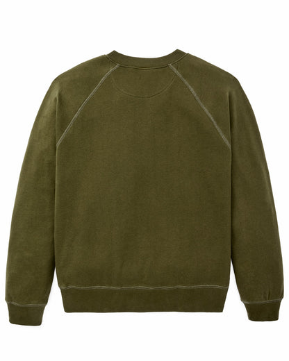 Filson New / Quarter-zip Terry Sweatshirt - Dark Olive