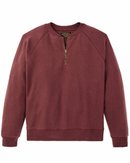 Filson Quality / Quarter-zip Terry Sweatshirt - Wine