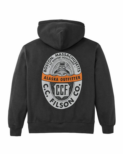 Filson Best Seller / Boston Graphic Hoodie - Faded Black