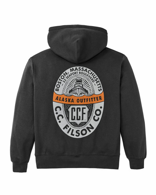 Filson Best Seller / Boston Graphic Hoodie - Faded Black