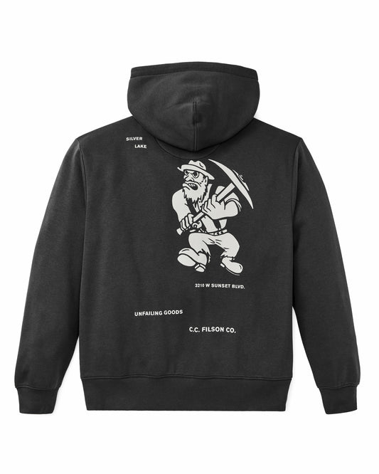 Filson Premium / Silver Lake Graphic Hoodie - Faded Black