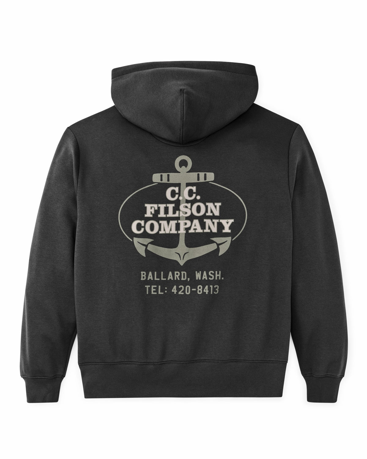 Filson Exclusive / Ballard Graphic Hoodie - Faded Black