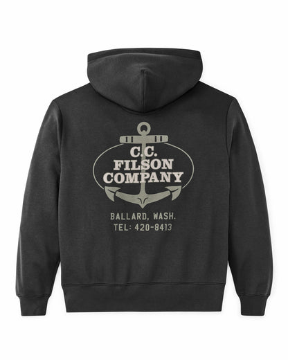 Filson Exclusive / Ballard Graphic Hoodie - Faded Black